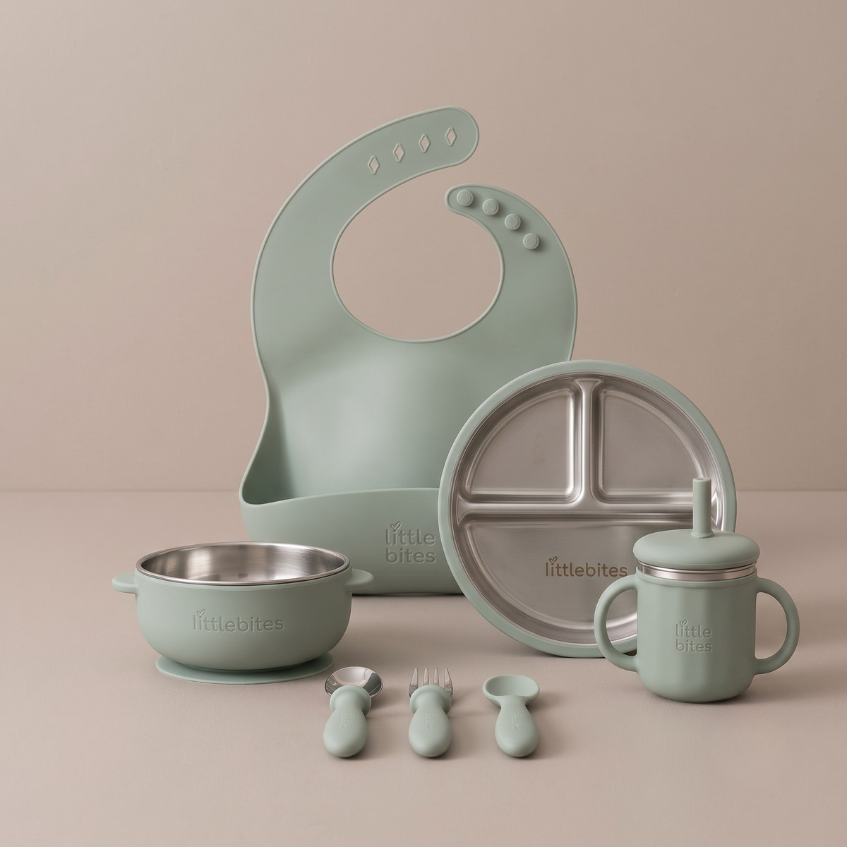 Complete Starting Solids Kit — the full set, Green